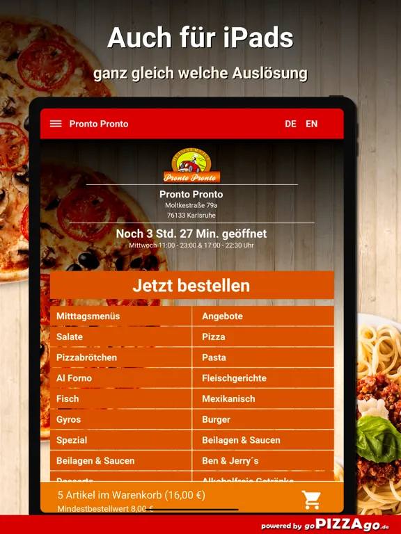 Pronto Pronto Karlsruhe iPad  Screenshots