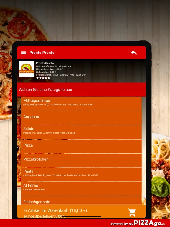 Pronto Pronto Karlsruhe iPad  Screenshots