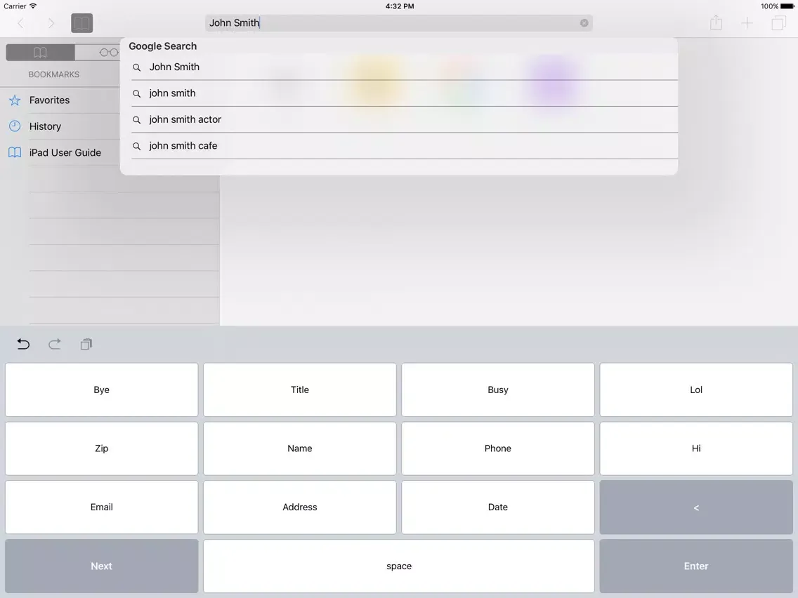 Zrzuty ekranu FillBoard: Custom Keyboard iPad 