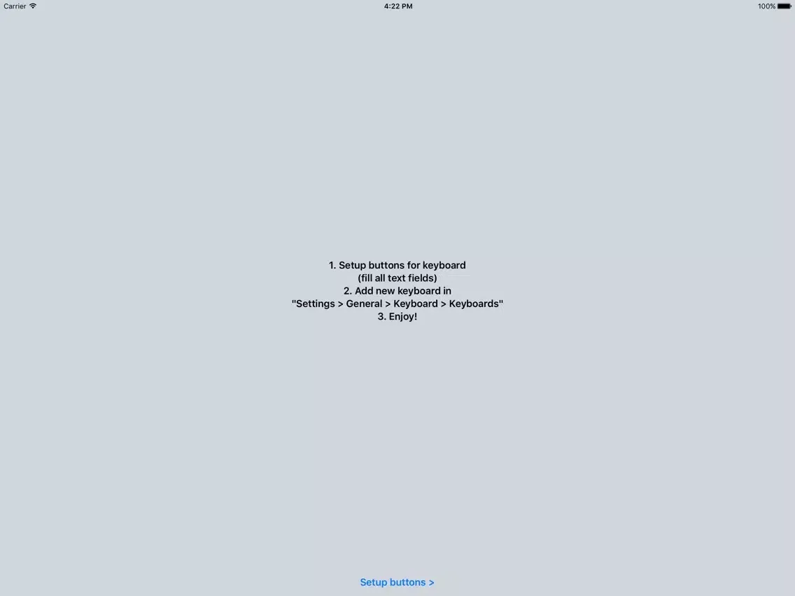 Zrzuty ekranu FillBoard: Custom Keyboard iPad 