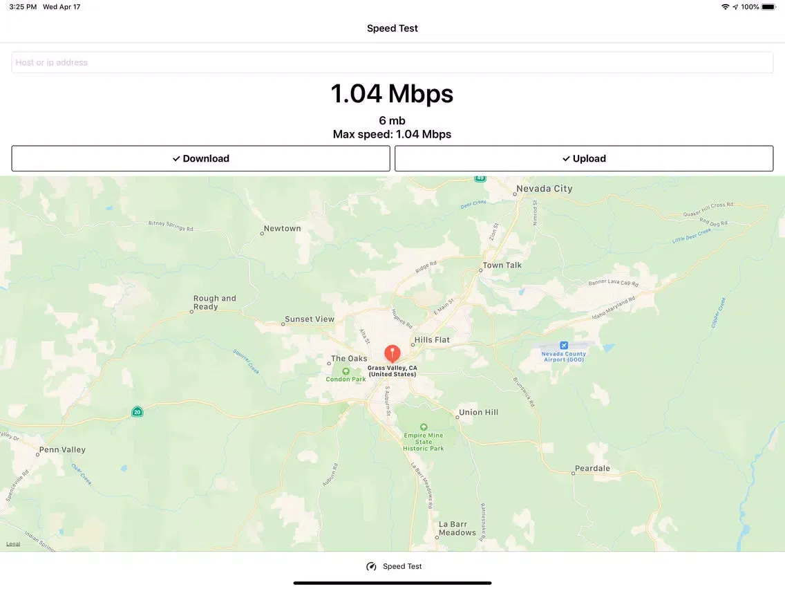 Internet Speed Test Tool iPad  スクリーンショット
