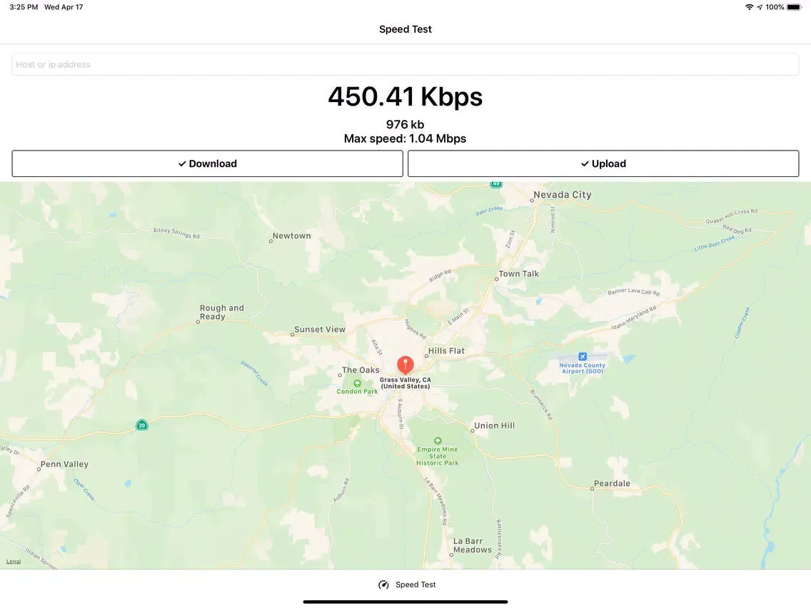Internet Speed Test Tool iPad  スクリーンショット