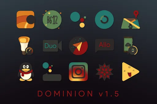 Dominion - Dark Retro Icons Screenshots