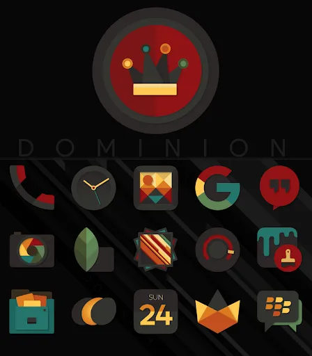 Dominion - Dark Retro Icons Screenshots