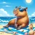 Cute Capybara Wallpaper