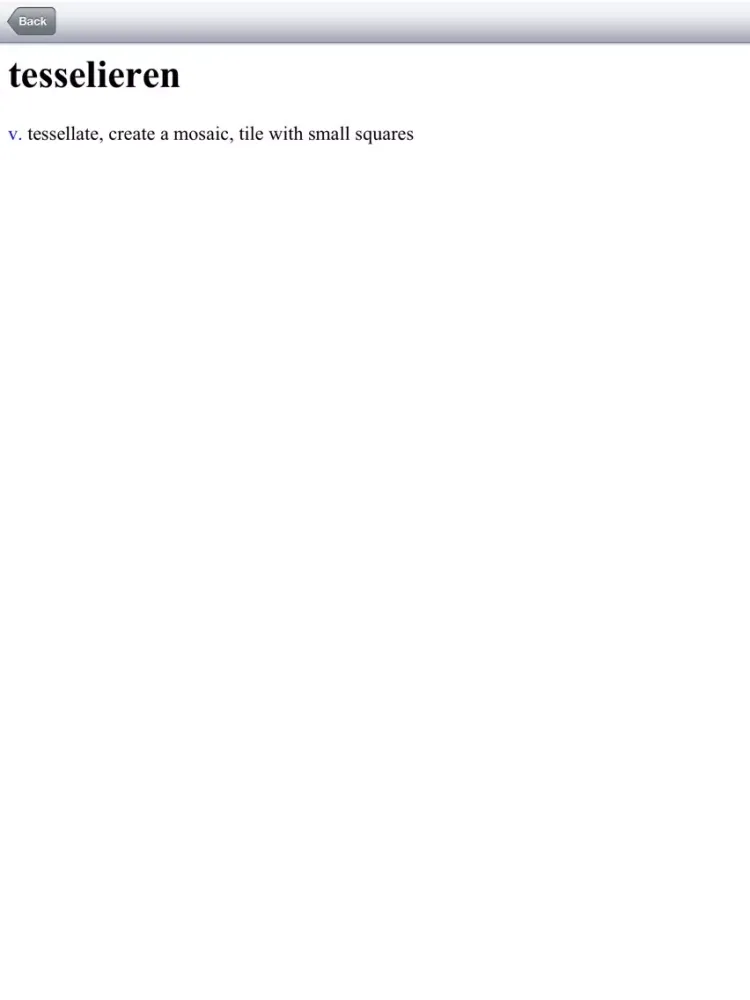 Capturas de pantalla de Offline German English Dictionary Translator for Tourists, Language Learners and Students iPad 
