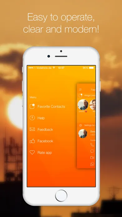 Tangkapan skrin Favorite Contacts Launcher