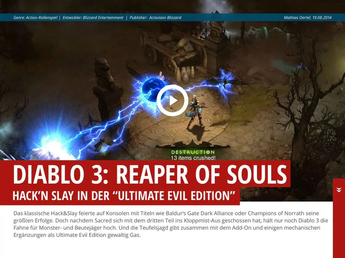 4Players Magazin iPad  Screenshots