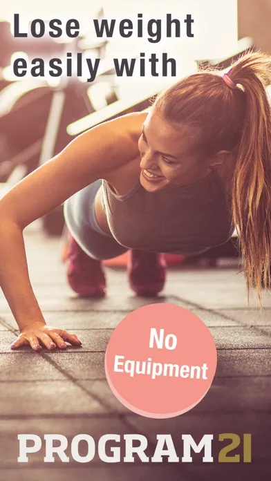 Tangkapan skrin Program 21: Home Workouts