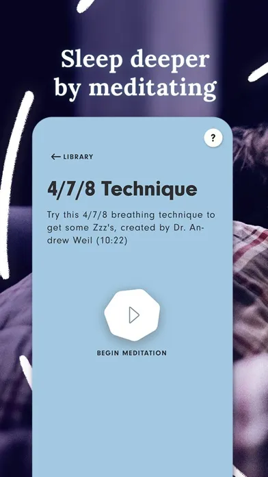 Capturas de tela do 7Mind Meditation & Sleep