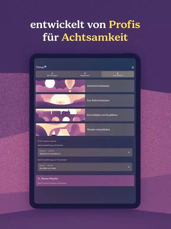 صور 7Sleep - Schlaf & Achtsamkeit iPad 
