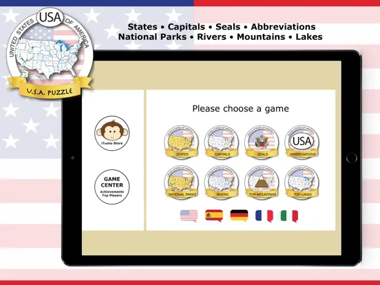 Скриншоты USA Puzzle • Geography iPad 