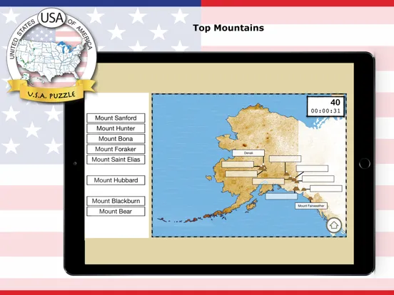 Скриншоты USA Puzzle • Geography iPad 