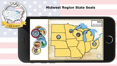 Скриншоты USA Puzzle • Geography