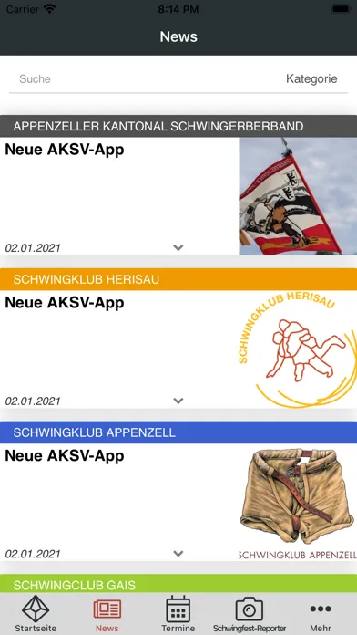 Appenzeller Schwingerverband Screenshots