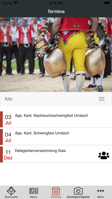 Appenzeller Schwingerverband Screenshots