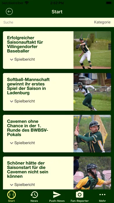 Capturas de tela do Baseball-Team-Cavemen