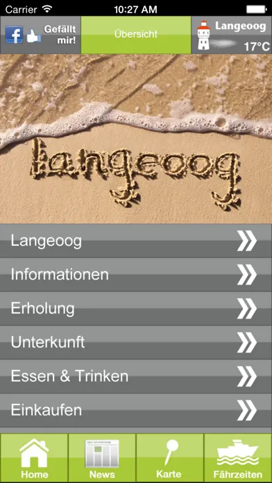 Langeoog Guide سکرین شاٹس