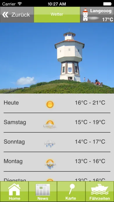 Langeoog Guide سکرین شاٹس