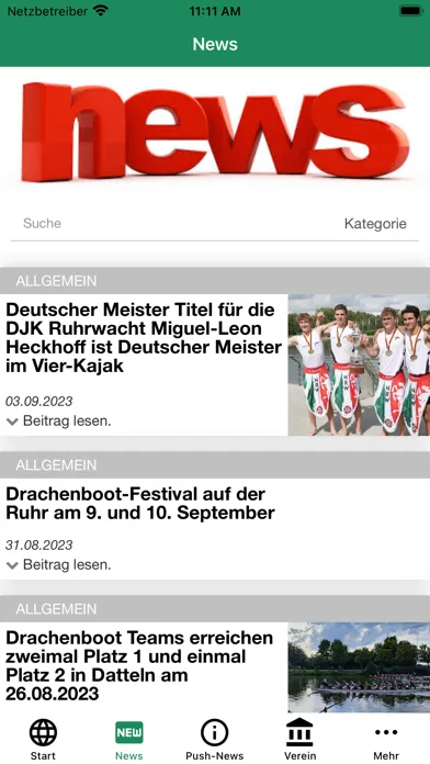 Zrzuty ekranu DJK Ruhrwacht e.V.