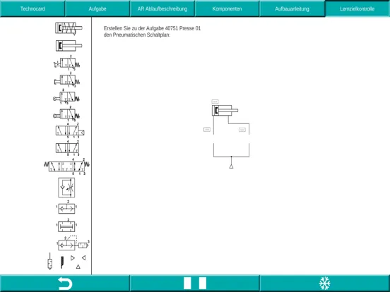 tec2SKILL Pneumatics iPad  Ekran Görüntüleri