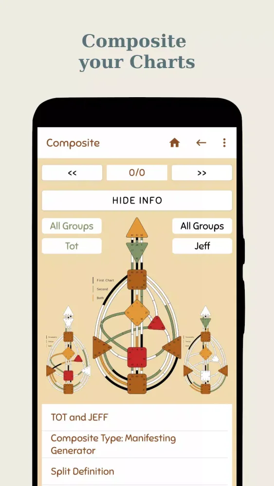 Ảnh chụp màn hình của Human Design Offline
