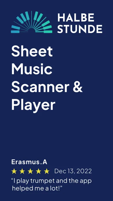 ภาพหน้าจอของ Halbestunde Sheet Music Reader