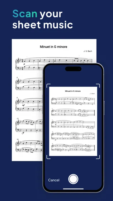 ภาพหน้าจอของ Halbestunde Sheet Music Reader