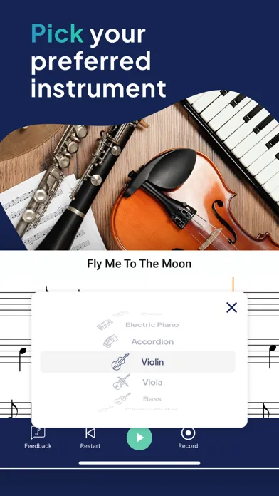ภาพหน้าจอของ Halbestunde Sheet Music Reader