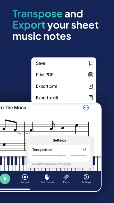 ภาพหน้าจอของ Halbestunde Sheet Music Reader