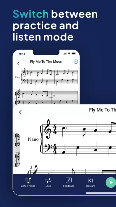 ภาพหน้าจอของ Halbestunde Sheet Music Reader