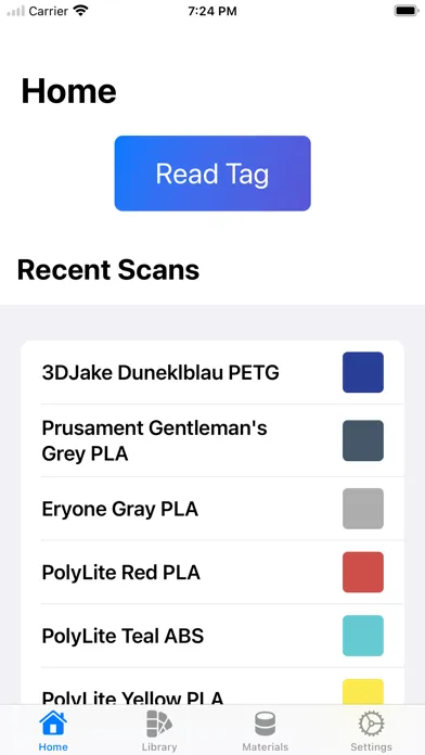 Filament Swatches Ekran Görüntüleri