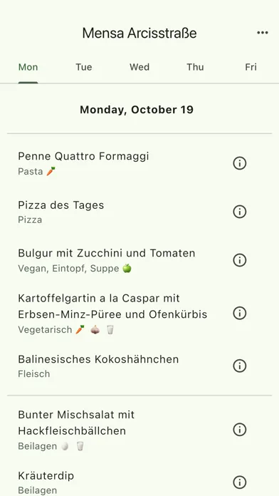 Canteens Munich سکرین شاٹس
