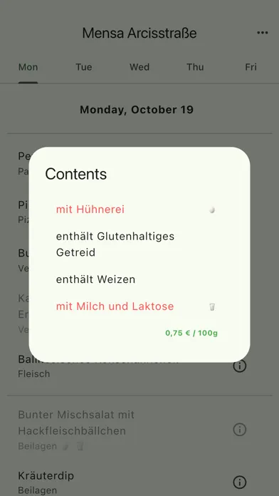 Canteens Munich سکرین شاٹس