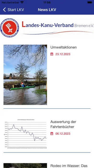 Capturas de pantalla de Landes-Kanu-Verband Bremen