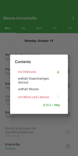 Canteens Munich应用截图