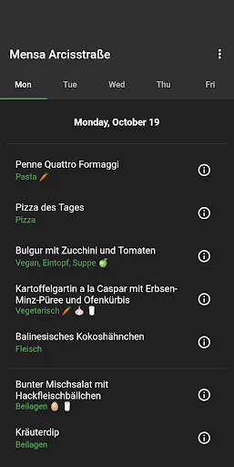 Canteens Munich应用截图