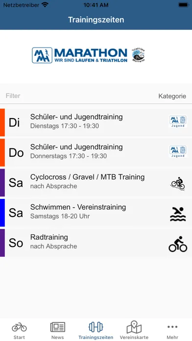 Marathon Triathlon Mülheim应用截图