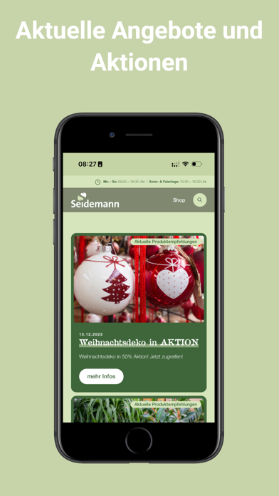 Tangkapan skrin BIO Gärtnerei Seidemann APP