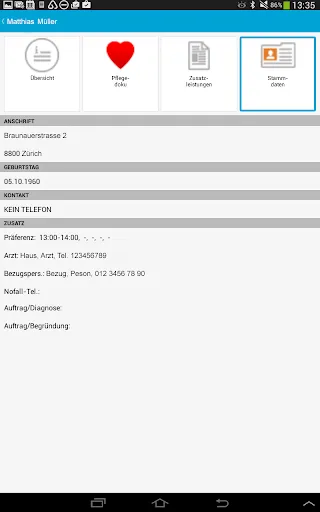 Tangkapan layar SHC 8 Mobile