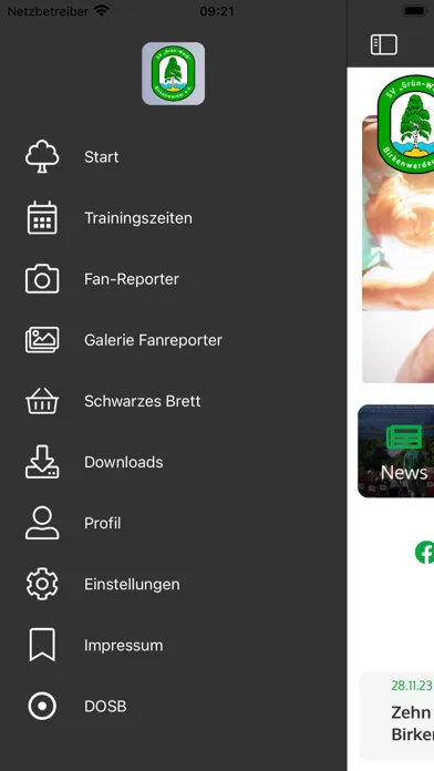 Zrzuty ekranu SV Grün-Weiß