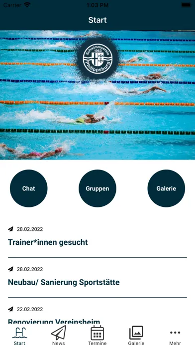 Zrzuty ekranu Schwimmverein Philippsburg