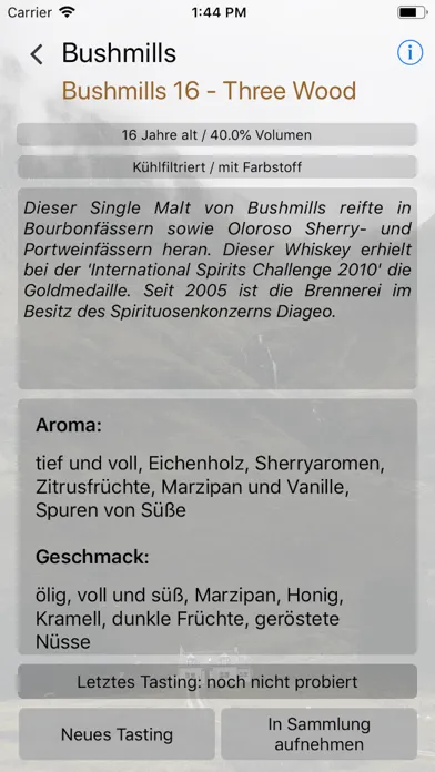 Tangkapan layar The Stillman - Die Whisky App
