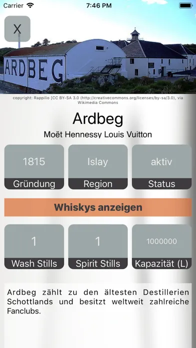 Tangkapan layar The Stillman - Die Whisky App