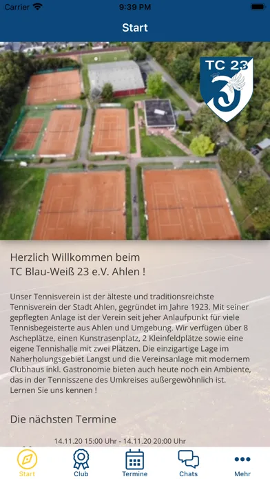 ภาพหน้าจอของ TC BW Ahlen