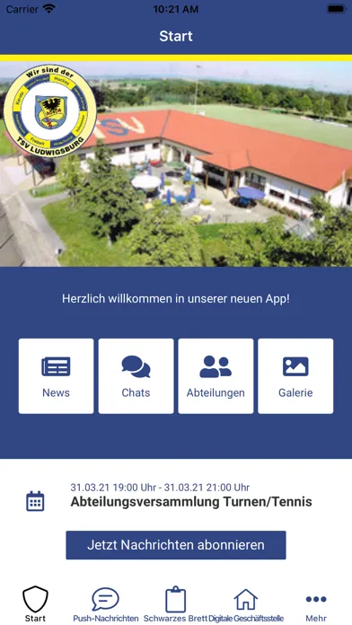 Captures d'écran de TSVLB Fan und Mitglieder App