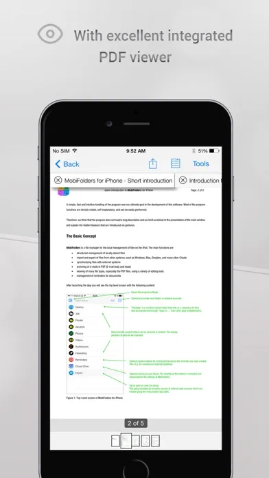 Capturas de pantalla de MobiFolders 4