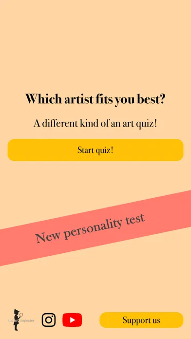 Capturas de tela do Personality test - arts