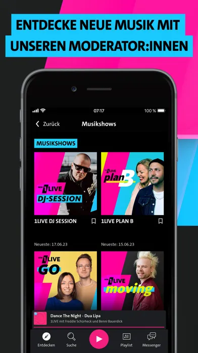 Tangkapan skrin 1LIVE - Radio, Musik, Podcasts