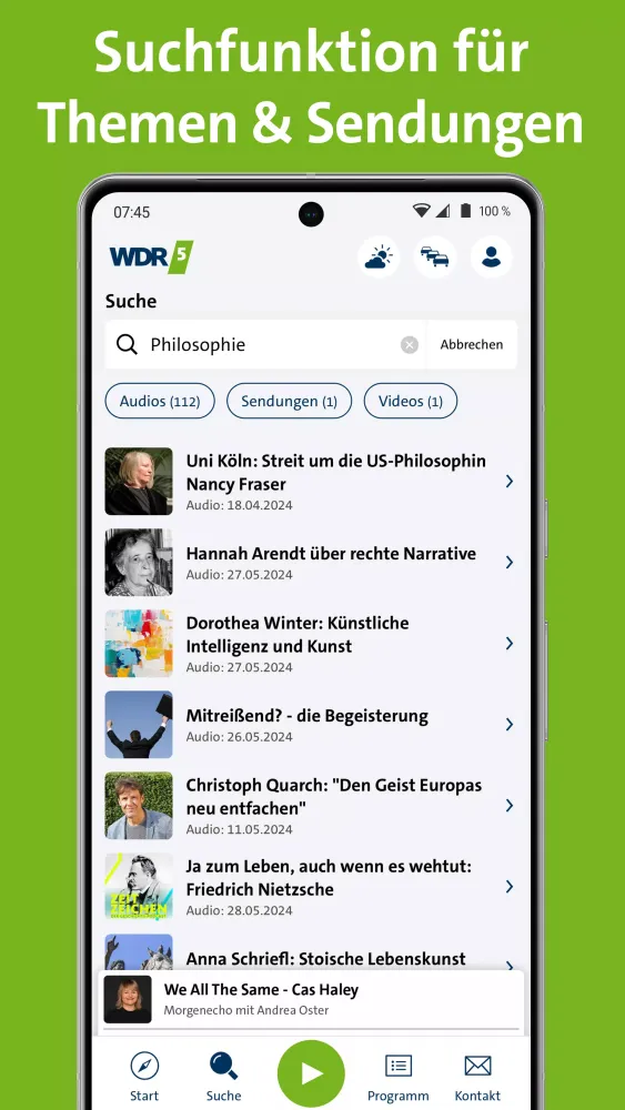 WDR 5 سکرین شاٹس